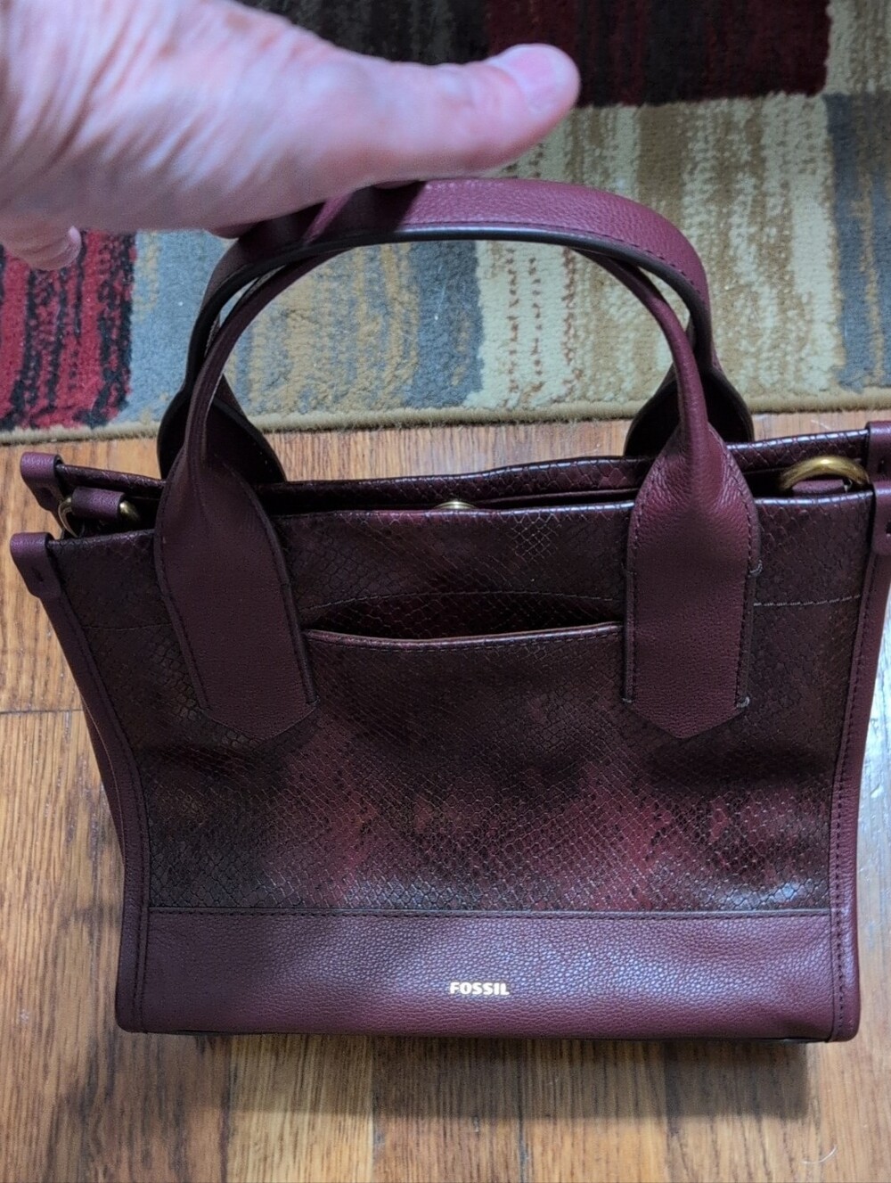 JUST REDUCED!! Fossil Women's Burgundy Leather Satchel